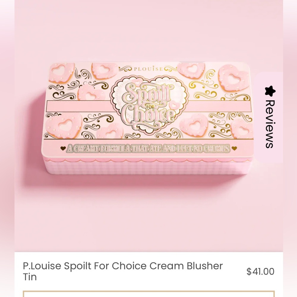 P.Louise the Cheek of It Cream Blush And Bronzer Tin